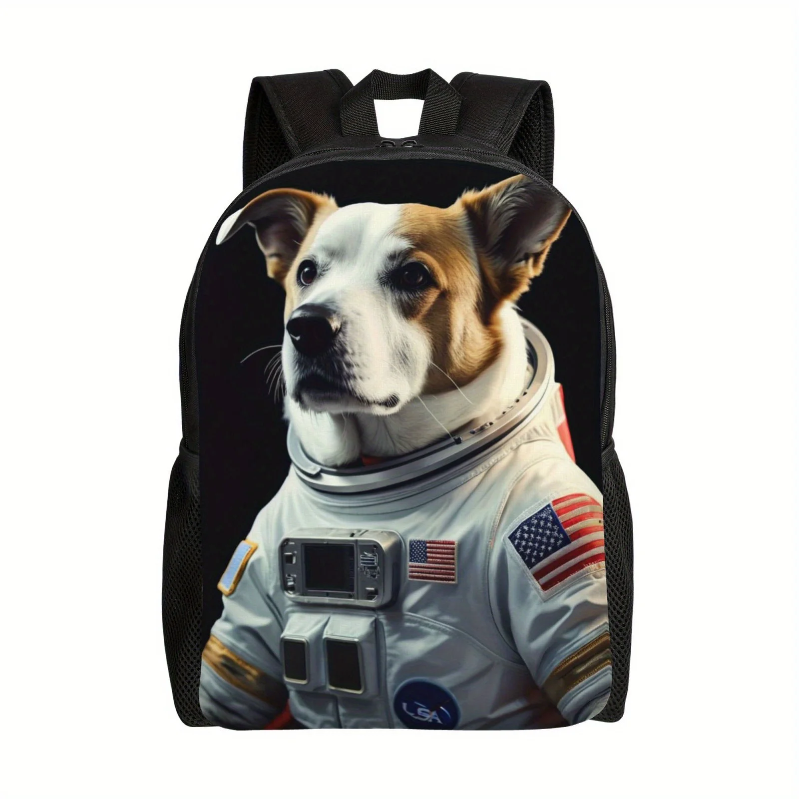 

Space Dog Lightweight Backpack - Adjustable, Large Capacity Laptop Bag for School, Work, Travel and Sports - Durable Polyeste