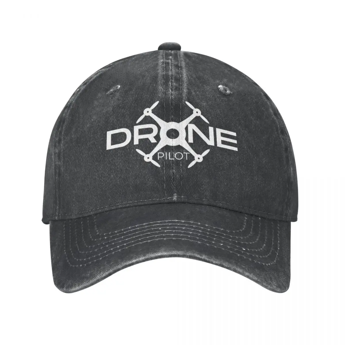 Drone Pilot Denim Baseball Cap Drone Classic Female Male Custom DIY Trucker Hat Summer y2k Running Hippie Wholesale Snapback Cap