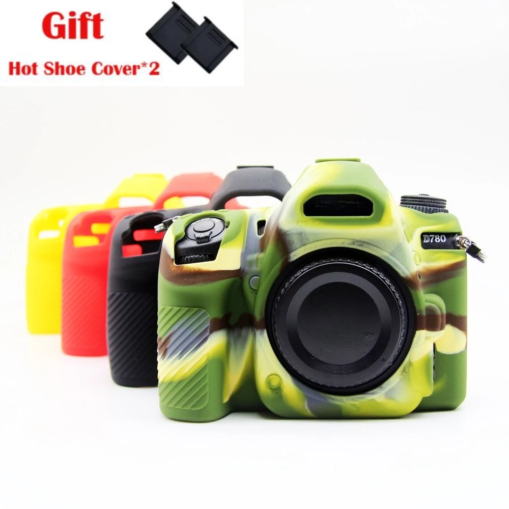 

For Nikon D780 SLR Camera Silicone Cover, Protective Cover, Liner Bag, Anti-knock, Anti-wear, Anti-rub + Hot Shoe Cover