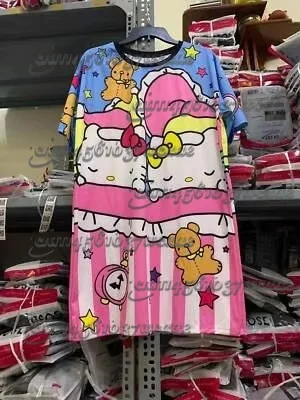

2026 Summer Oversized T-shirt Sanrio Hello Kitty Theme American Shirt Street Adult Universal Top New Maternity Wear