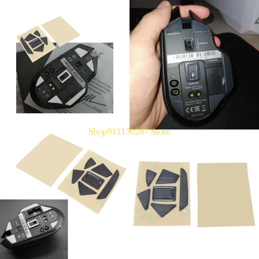 

J1HC, 1 упаковка, ножки для мыши для мыши Basilisk скользящие ножки для мыши с изогнутыми краями