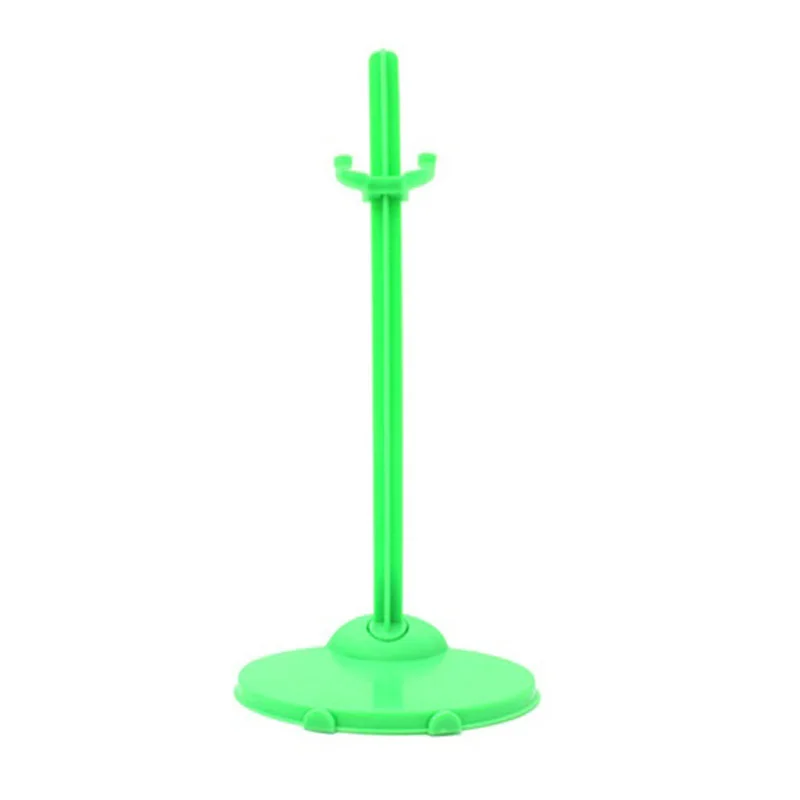 100Pcs/Lot Colorful Stand Support for Barbie Dolls Clear Color Dolls Toy Stand Support Prop Up Mannequin Model Display