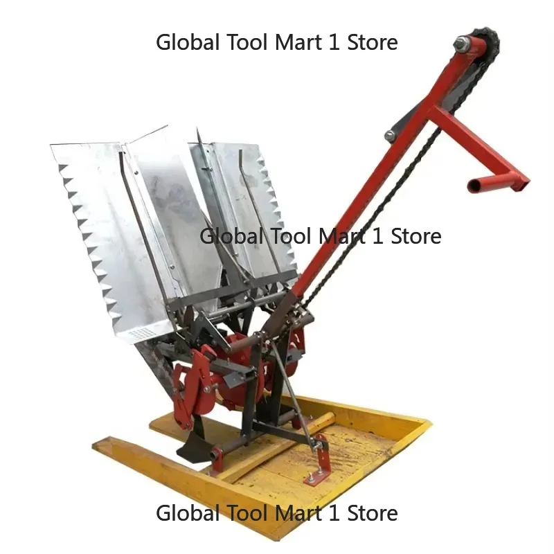 Cheaper 2 lines Mini manual rice planting Rice transplanter