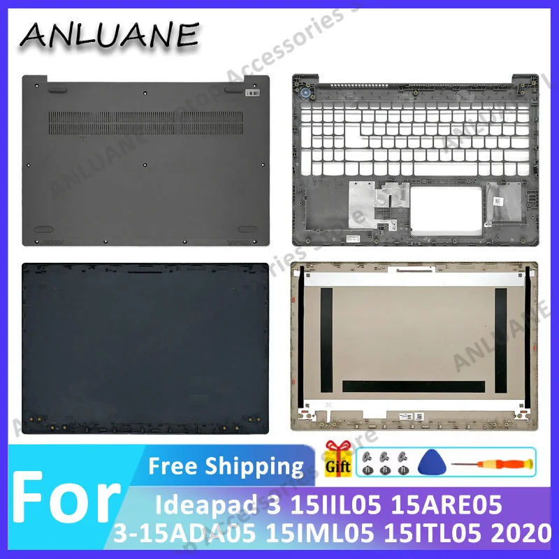 

Новый чехол для ноутбука Ideapad 3 15IML05 15ITL05 15ARE05 3-15ADA05 15IIL05 2020: подставка для рук/передняя панель/нижний корпус/задняя крышка ЖК-дисплея