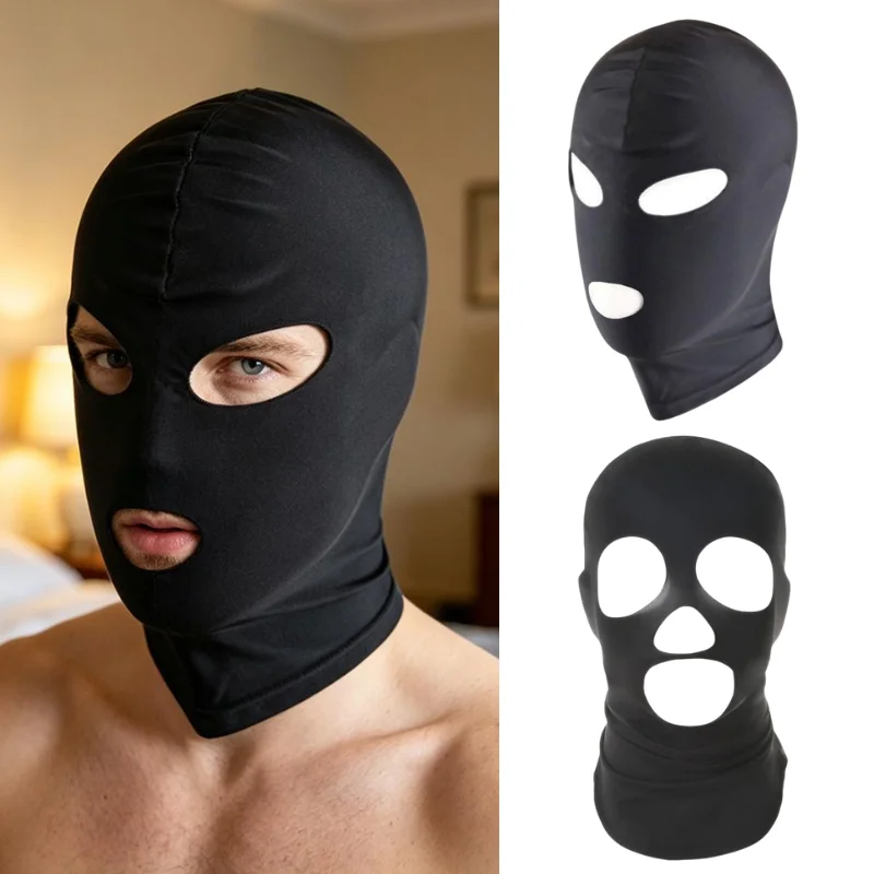 Balaclava Hole Full Face Mask Elastic UV Protection Full Face Mask Motorcycle Cycling Riding Sports Ice Silk Masks Hat