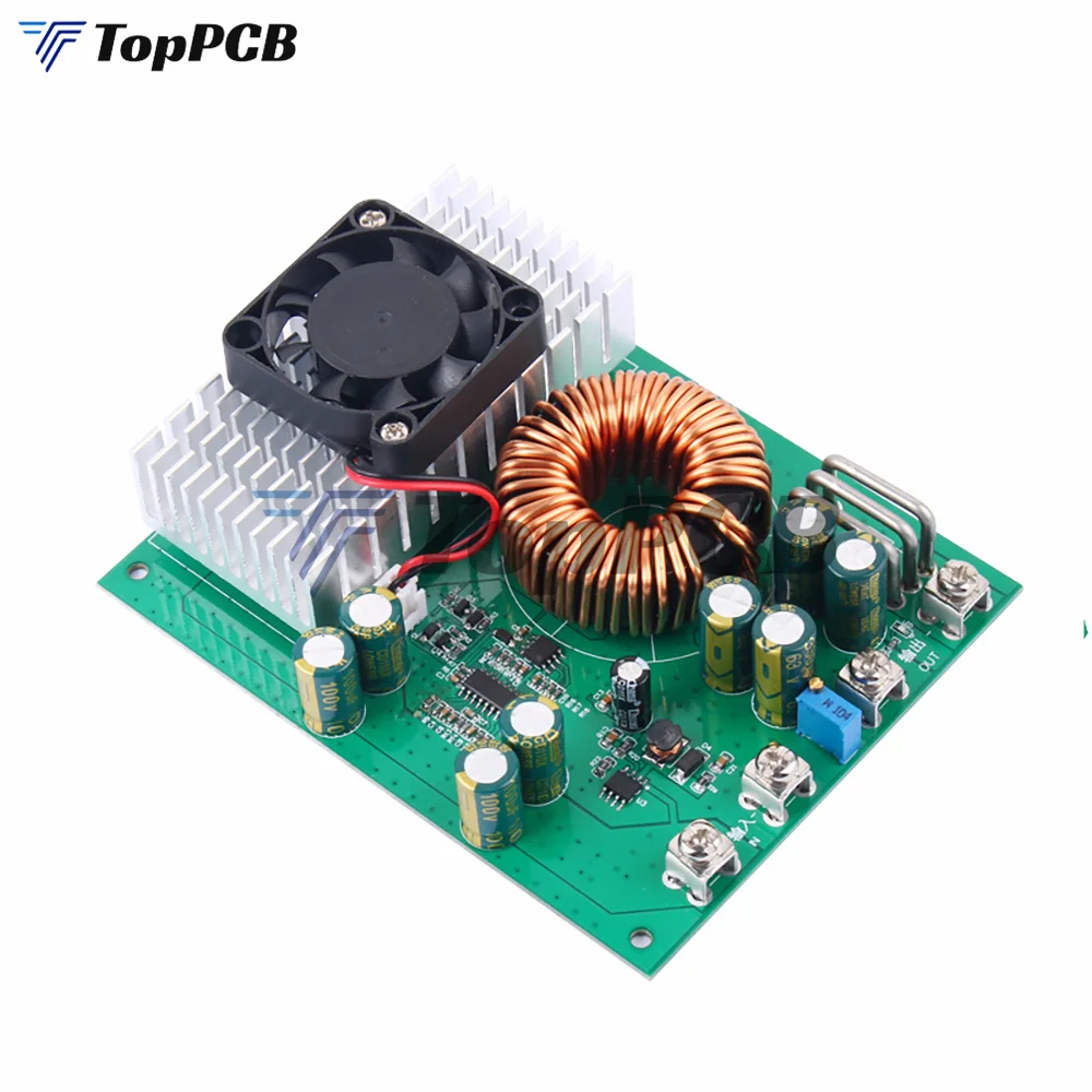 Step Down Buck Converter Module, Estabilizador de Tensão Largo, Fonte de Alimentação, 1000W, 50A, DC 25V-90V para DC 2.5V-50V