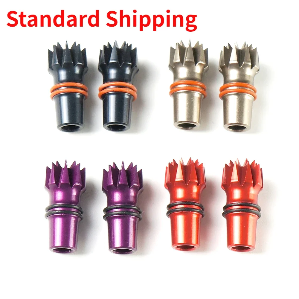 2PCS Anti-slip CNC Aluminum Transmitter Stick Ends M3 for Futaba FRSKY Radiomaster TX12