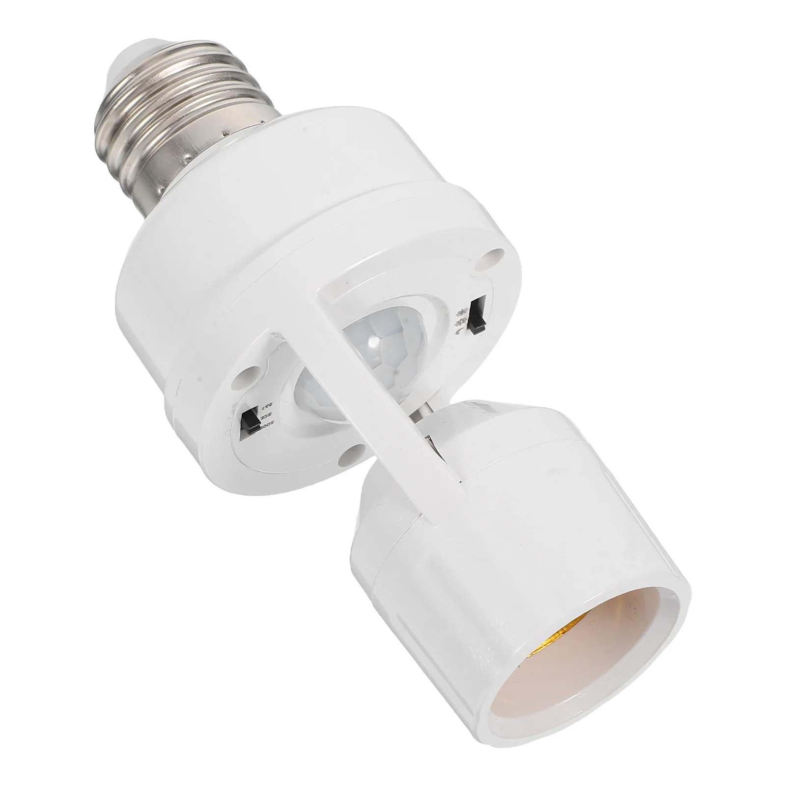 

Smart Adjustable White E27 Lamp Holder Light Socket Motion Sensor Automatic Switching for Home Office Outdoor Lighting Use
