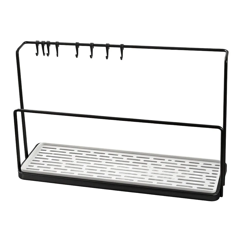 Bottle Drying Rack Cup Drying Rack With Removable Tray Cup Storage Rack  Organizer With Hooks Open-Frame Drainer