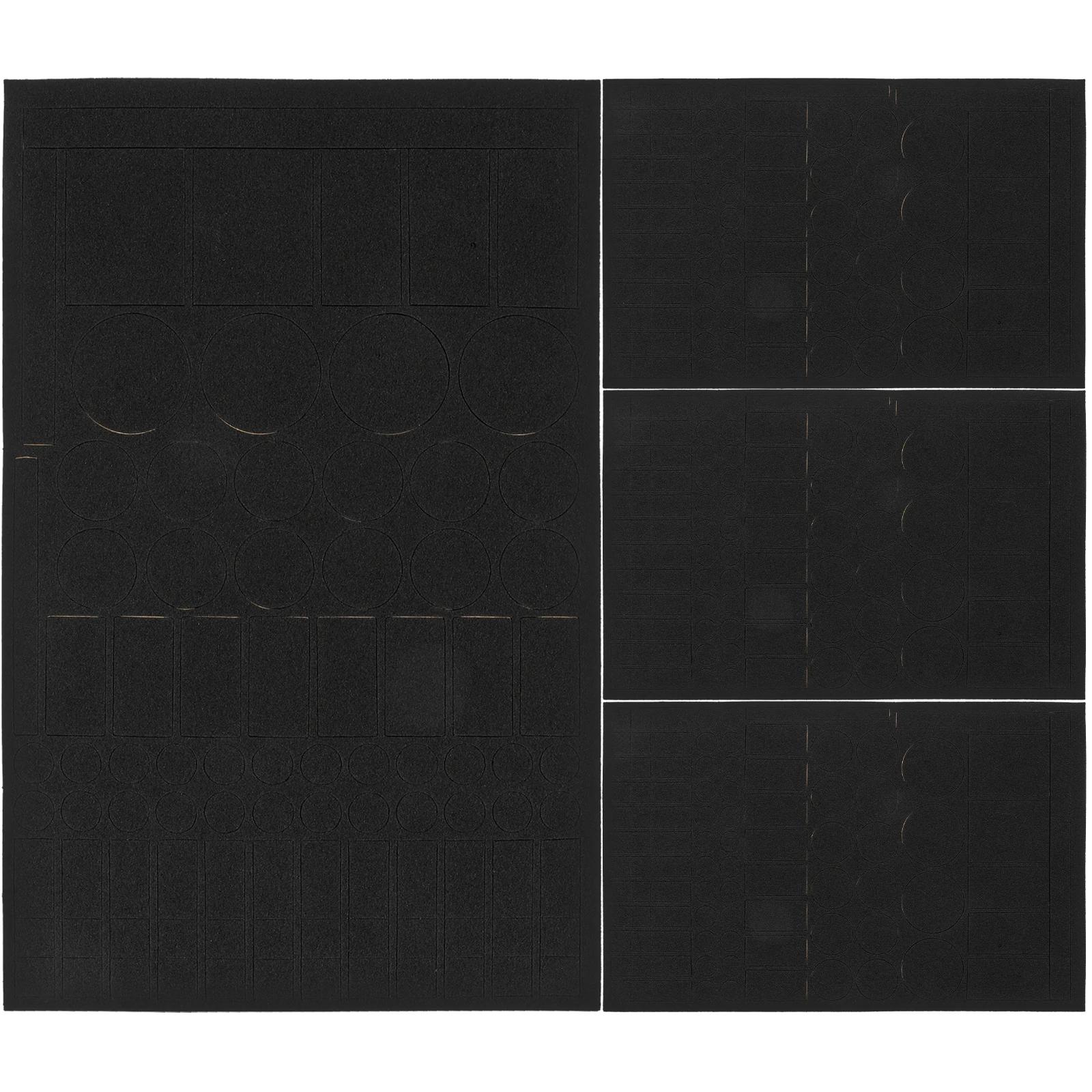 4 أوراق ملصقات يعتم الضوء غطاء LED مقاوم للماء لاصق تظليل التلفزيون #3