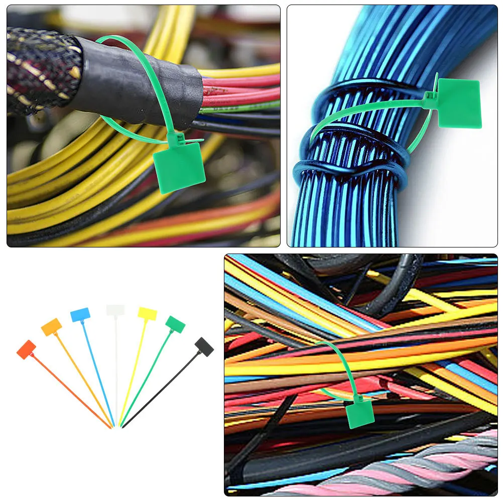 

500Pcs Blue Nylon Zip Ties Strong Hold Cable Fasteners for Gift Bags Candy Wraps Tree Branches Garden Plants Wire Fixing Tie