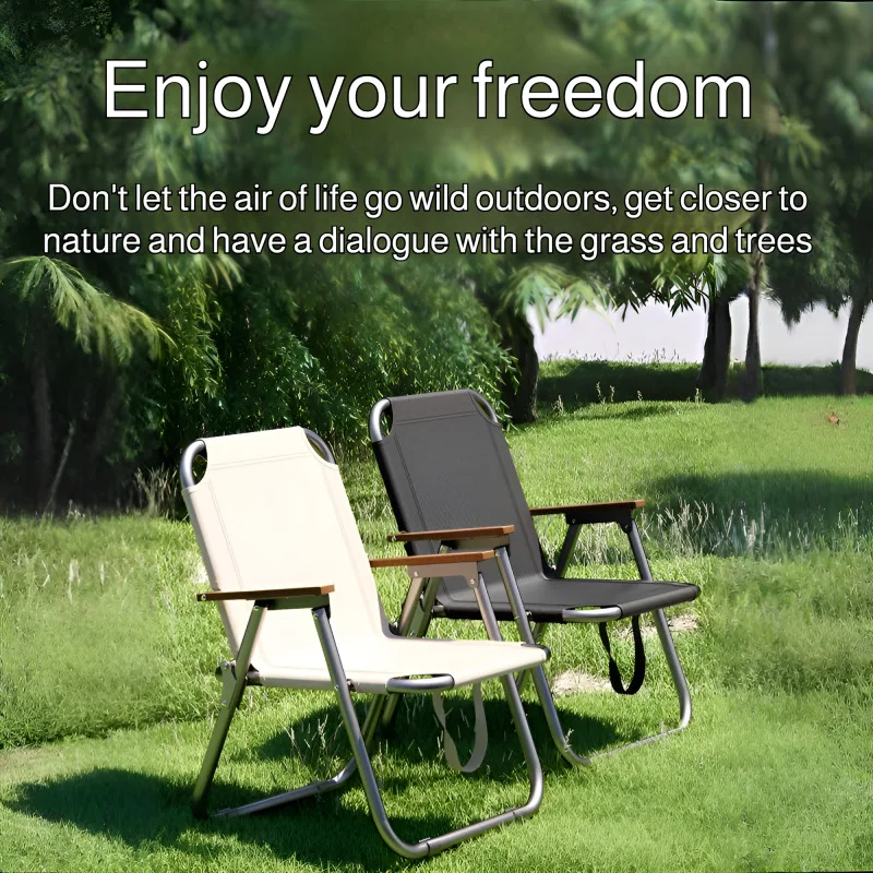 Portable Folding Camping Table and Chair Set Ultralight Outdoor Picnic Beach Fishing Foldable Chair with Carry Bag