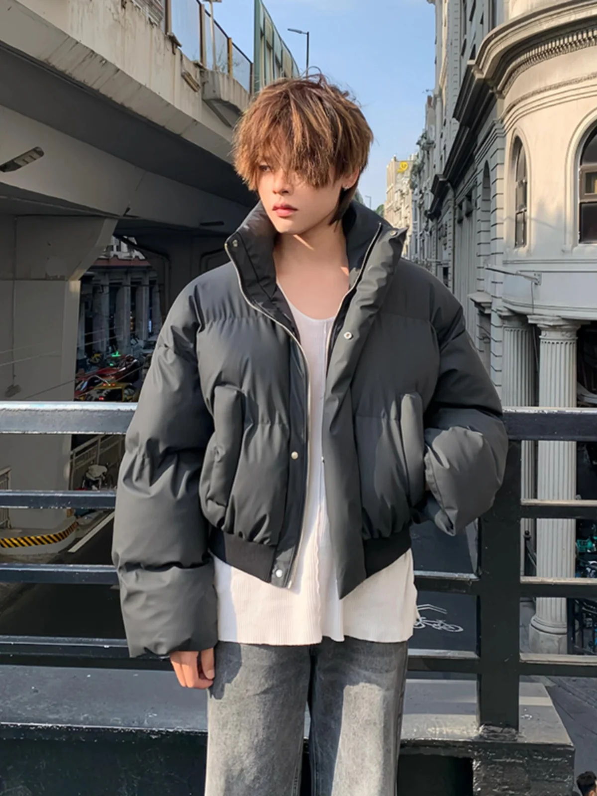 

Мужская утепленная хлопковая куртка Bla ort Thiened: осенне-зимняя теплая повседневная модель американского бренда из полиэфирного волокна для молодежи