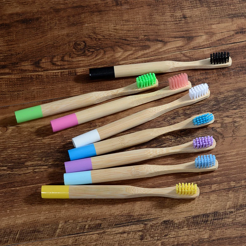 10Pcs Children bamboo toothbrushes and toothbrushes Eco Biodegradable Multicolor Toothbrush Oral Care Toothbrush kids Toothbrush