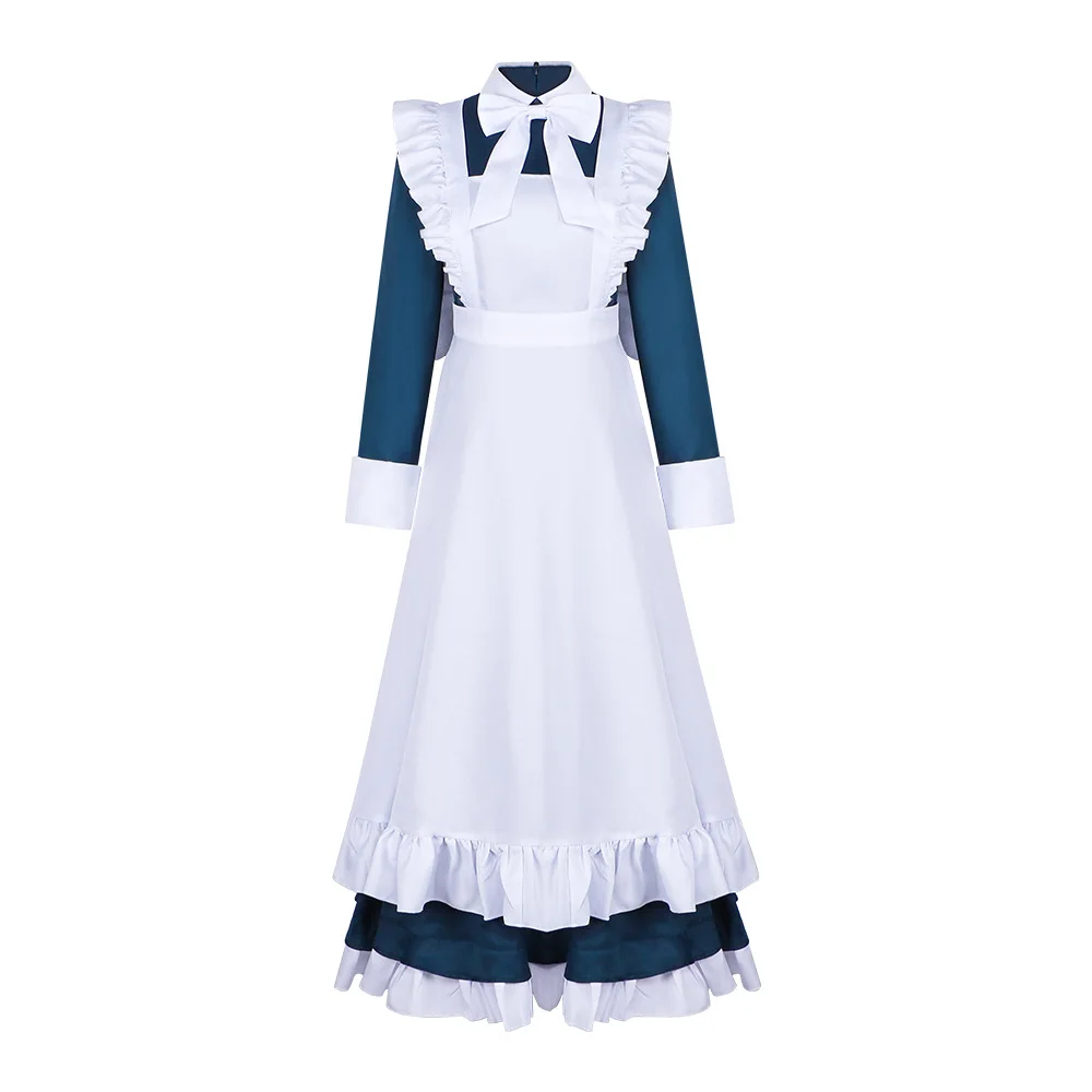 

Anime Mechanical Marie Cosplay Costume Lolita Maid Uniform Japanese Cute Long Skirt Women Girl Halloween Outfit Maid Apron Dress