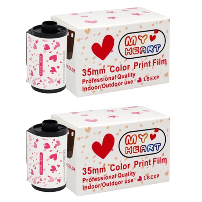 

1Roll/2Roll/3Roll(12/18 Exposure/Roll)35mm Color Retro Sweetheart Film ISO400 135 Format Negative Film Suitable For Camera