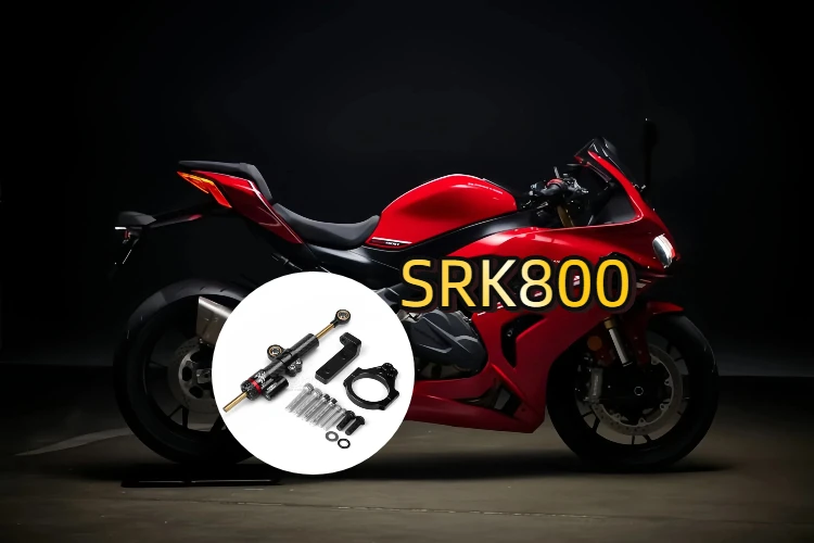 Srk800rr Motorfiets Stabilisator Stuurdemper Beugel Montageset Ondersteuning Accessoires Voor Qj Motor Srk 800rr Srk800rr doorMo