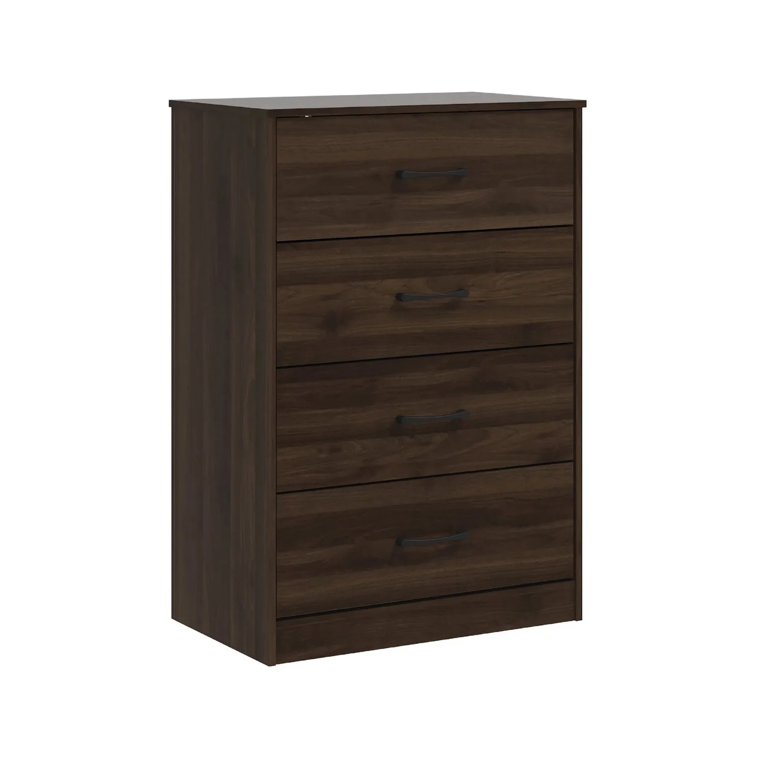 Mainstays Ardent 4 Drawer Dresser, Dark Walnut