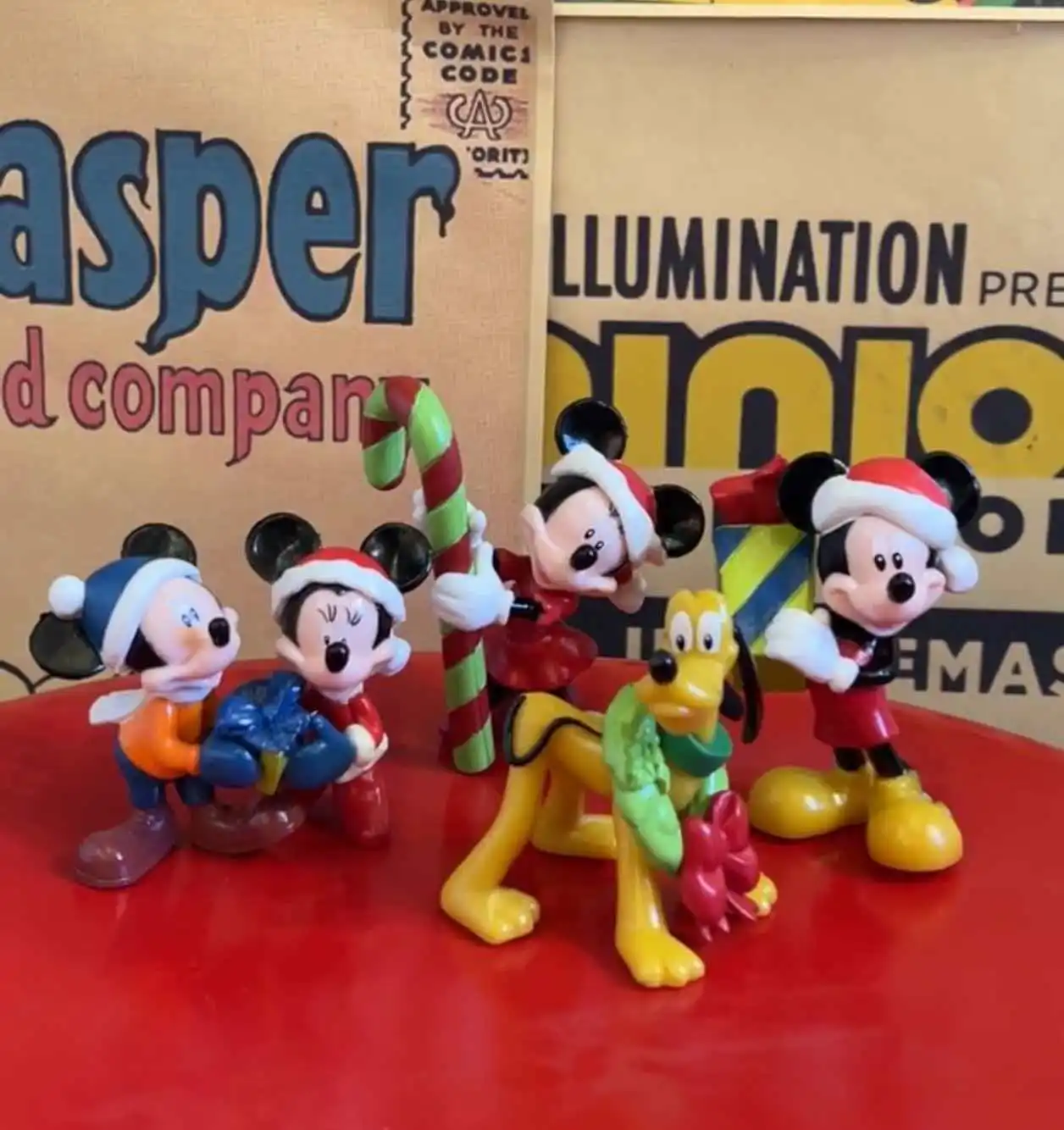 

Cute Amusement Park Blind Box Small Mouse Duck Action Doll Desktop Decoration Creative Decoration Toys Surprise Ornaments Gifts