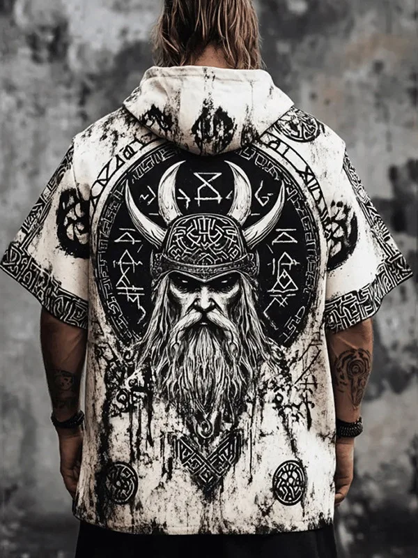 تي شيرت رجالي بأكمام قصيرة لون نقي مطبوع كاجوال فضفاض مناسب للصيف بتأثير رقمي ثلاثي الأبعاد من ألياف البوليستر برقبة دائرية