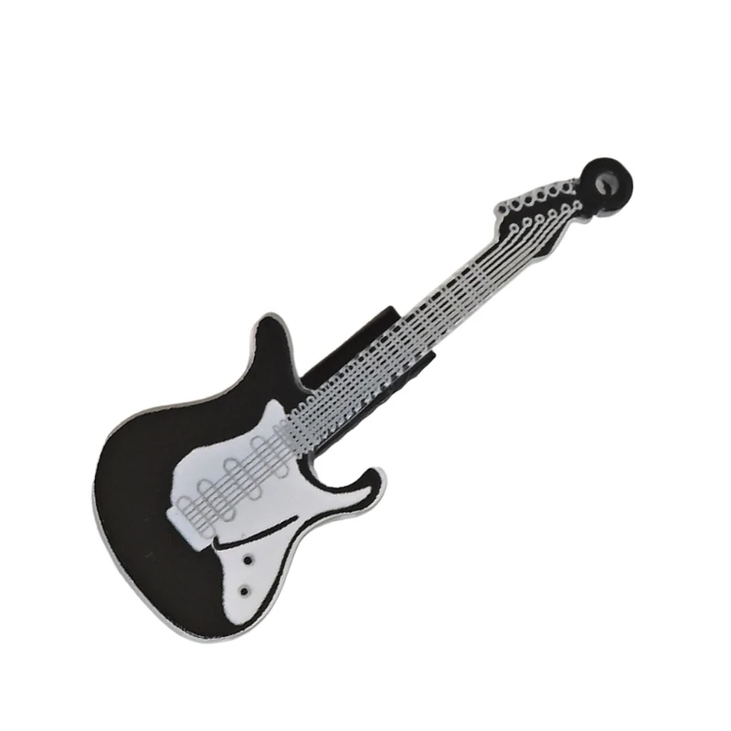 Jepit Rambut Elegan Gitar Jepit Rambut Gitar Alat Musik Kreatif Tahun 2000an