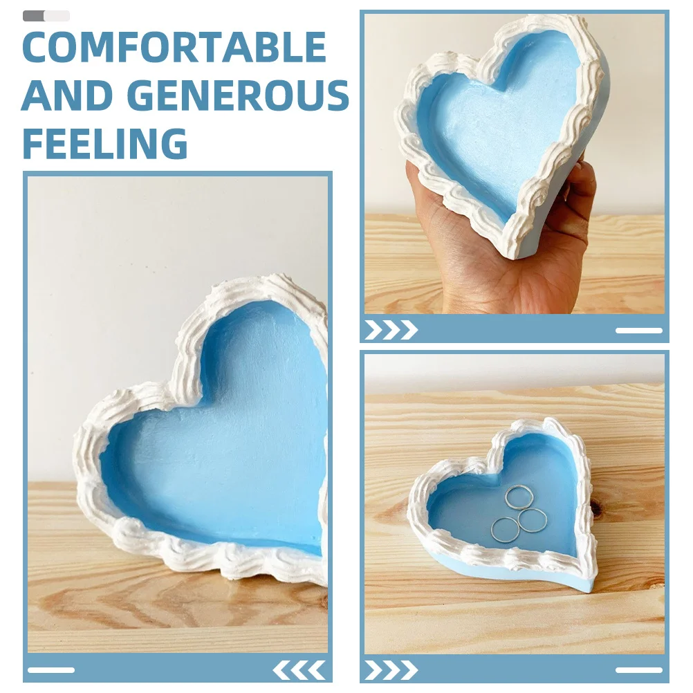 Jewelry Display Tray Elegant Design Multifunctional Organizer Dish Trinket Storage Plate Decorative Tray for Home