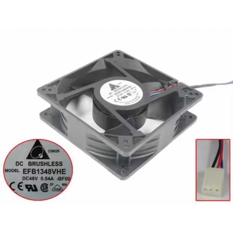 

Delta Electronics EFB1348VHE BF00 DC 48V 0.54A 127x127x38mm 3-wire Server Cooling Fan
