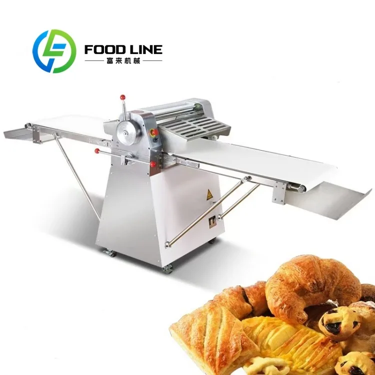 2025 Hot Sale Puff Pastry Making Machine/croissant Dough Sheeter Machine/pita Bread Making Machine