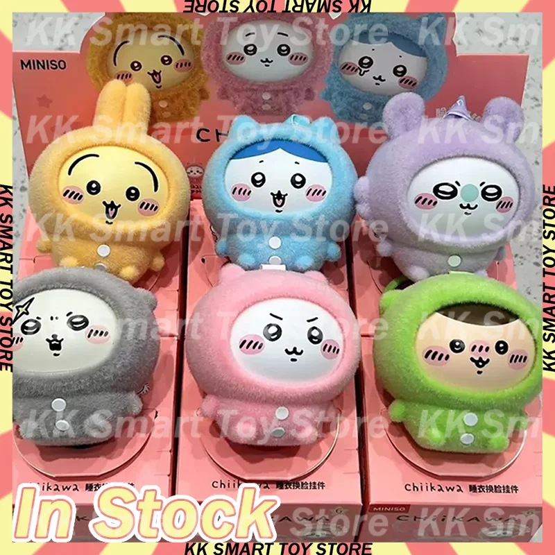 

В наличии Новая аутентичная ночная рубашка Miniso Chiikawa, серия для изменения лица, слепая коробка, сумка, подвеска, украшение, милые игрушки, подарки, игрушки