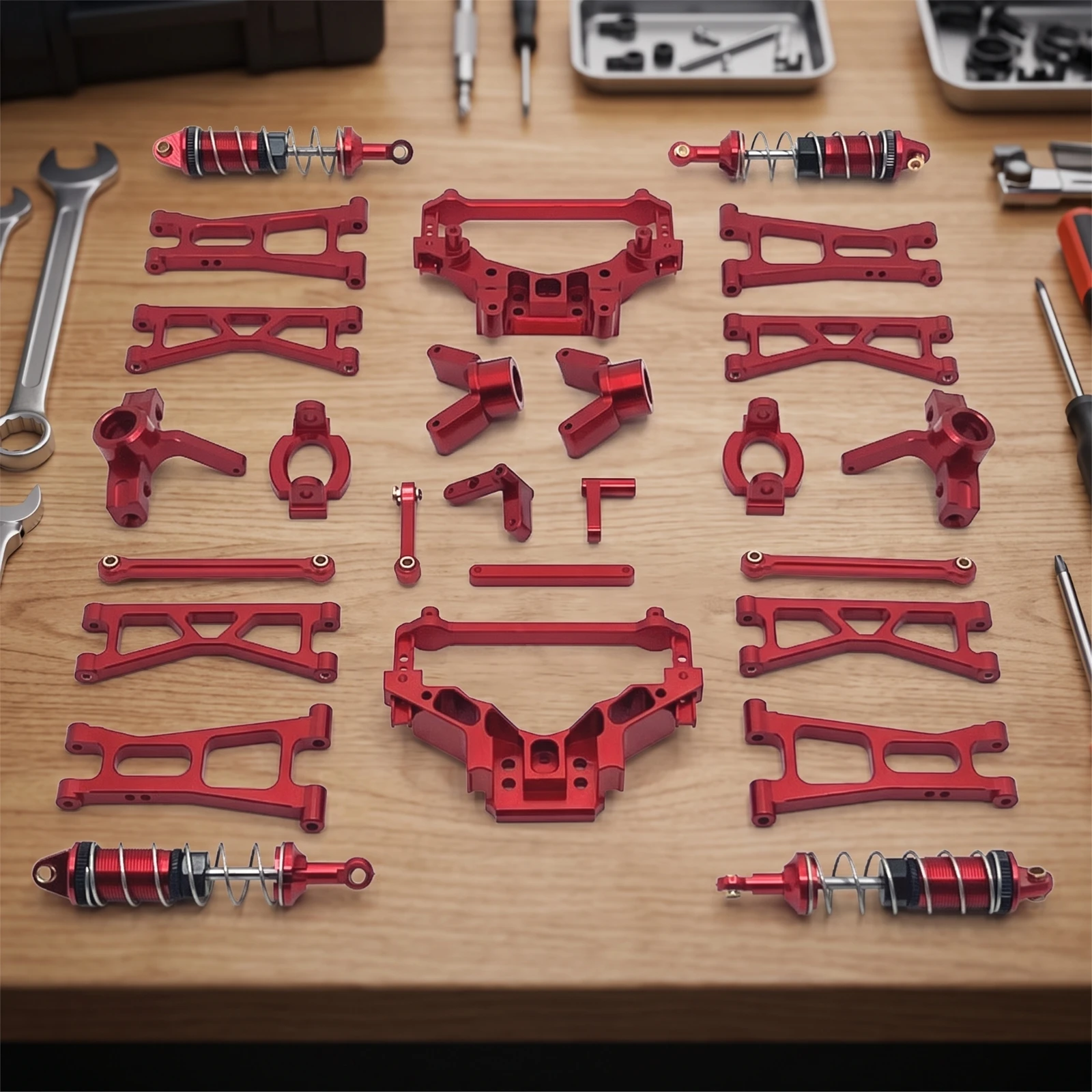 Kit Peningkatan Mobil RC Siste - Shock Absorber Rc ulasan dan harga