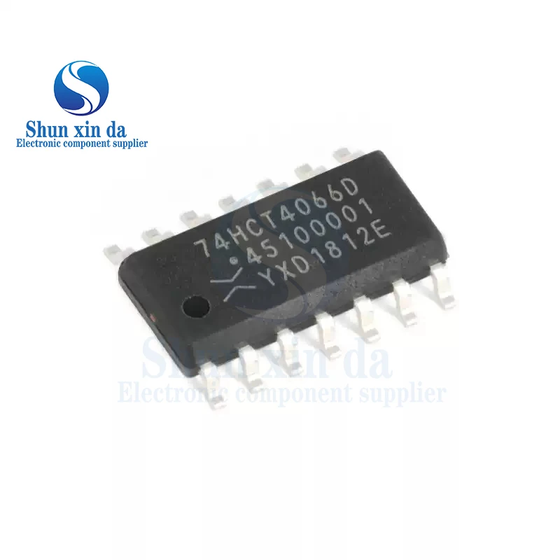 10PCS 74HCT4066D 74HCT4066D,118 74HCT4066 SOP-14 Quad Bilateral Switches IC SMD Chip