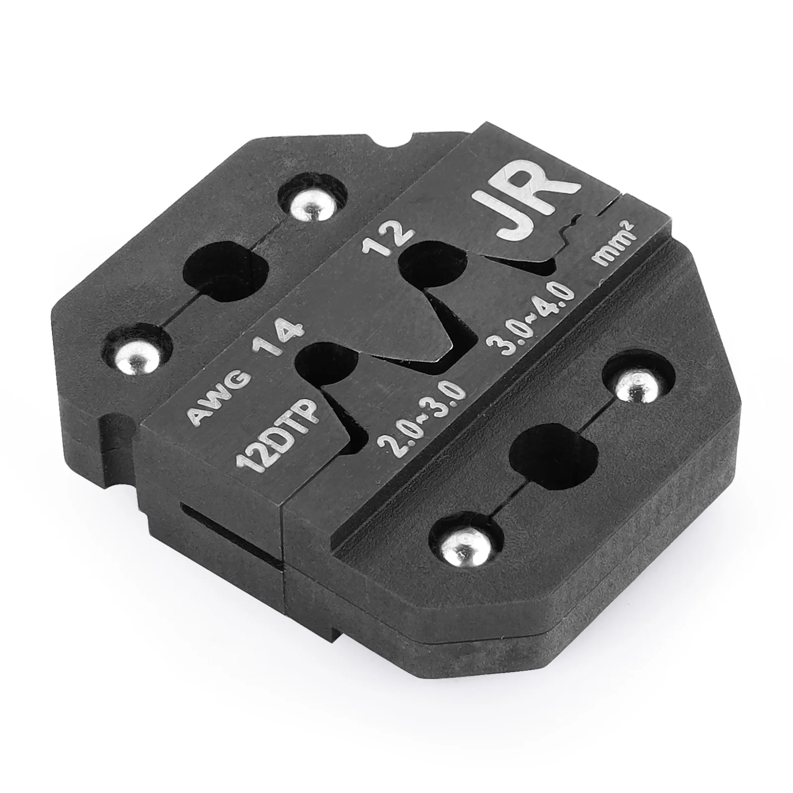 JRready ACT-12DTP Crimp Die Suitable for crimping DTP series 12# stamped crimp terminals​.