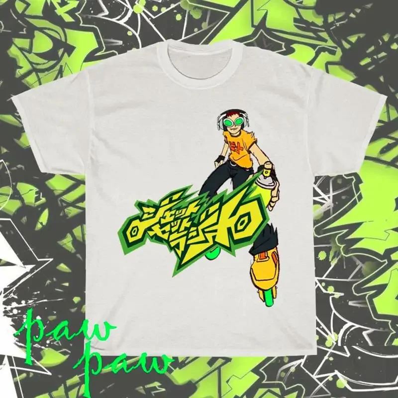 Brand New Jet Set Radio Logo American TShirt Funny Size S to 5XL
