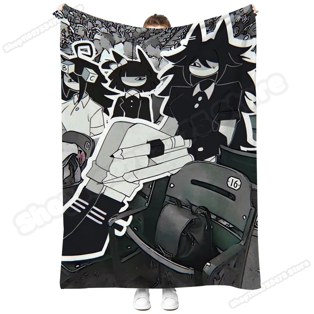 Fundamenteel Papier Onderwijs Anime Gedrukte Deken Cartoon Schattig Beddengoed Creatieve Mode Home Textiel Dekens Kamer Decor Geschenken