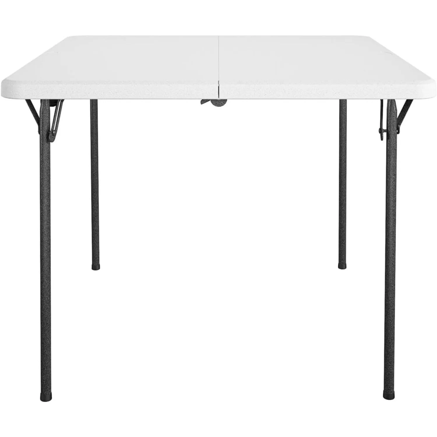 

XL 36" Fold-in-Half Indoor & Outdoor Card Table w/Handle, 3ft, White