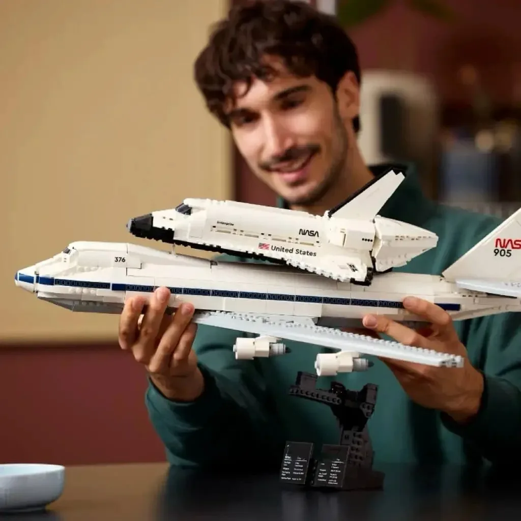 2025 NEW ICONS Shuttle Carrier Aircraft Model Compatible 10360 Building Kit Blocks Space Plane Bricks DIY Toy For Children