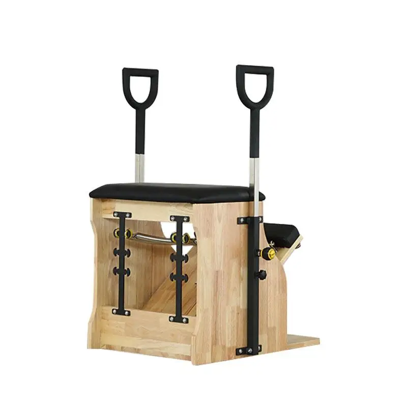 Exquisite Maple Wood Pilates Chair, Premium Fitness Equipment For Yoga Studio