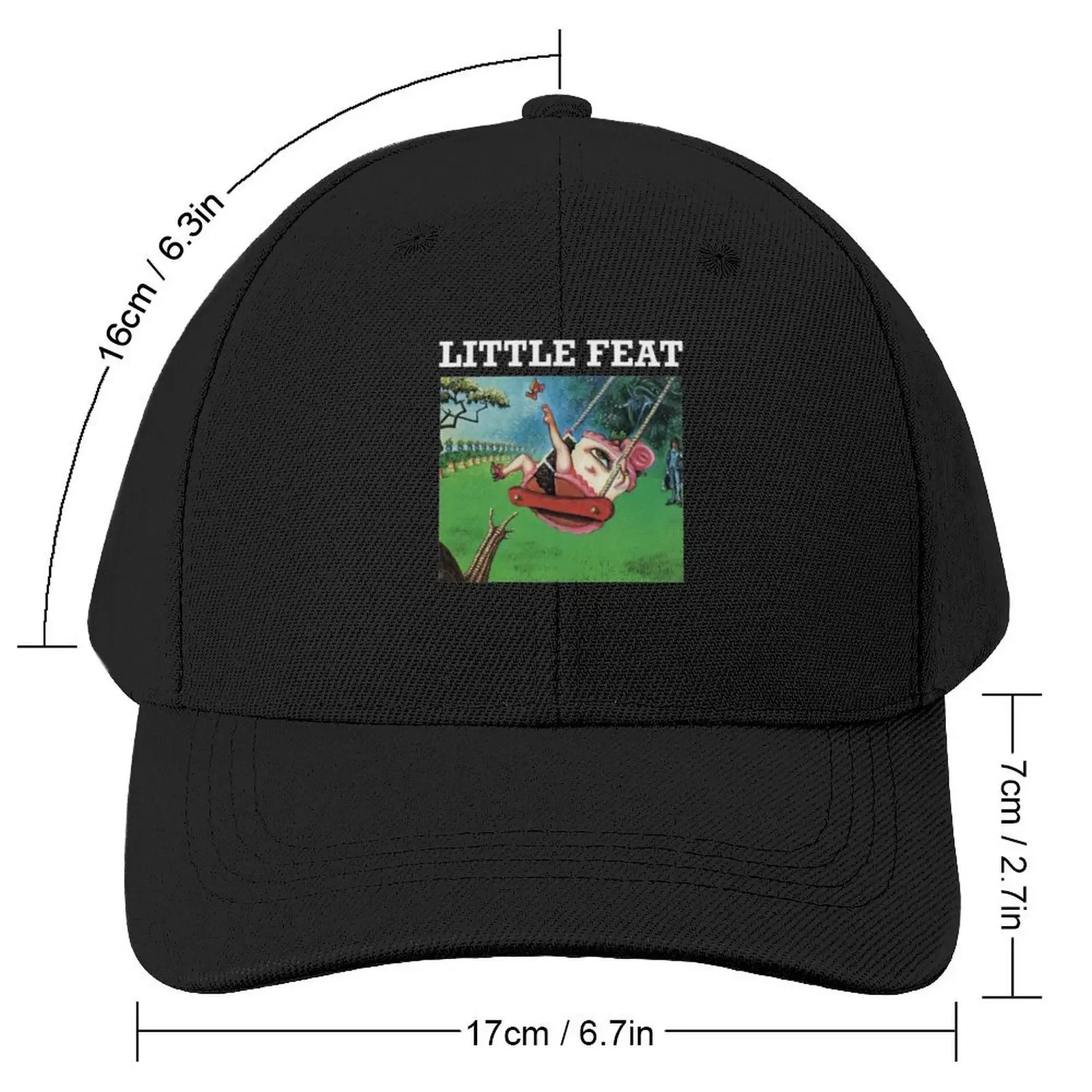 Classic Little Feat 1970 Band Music Rock n Roll Baseball Cap Bobble Hat Hat Baseball Cap Mountaineering Hat Beach Women's Men's