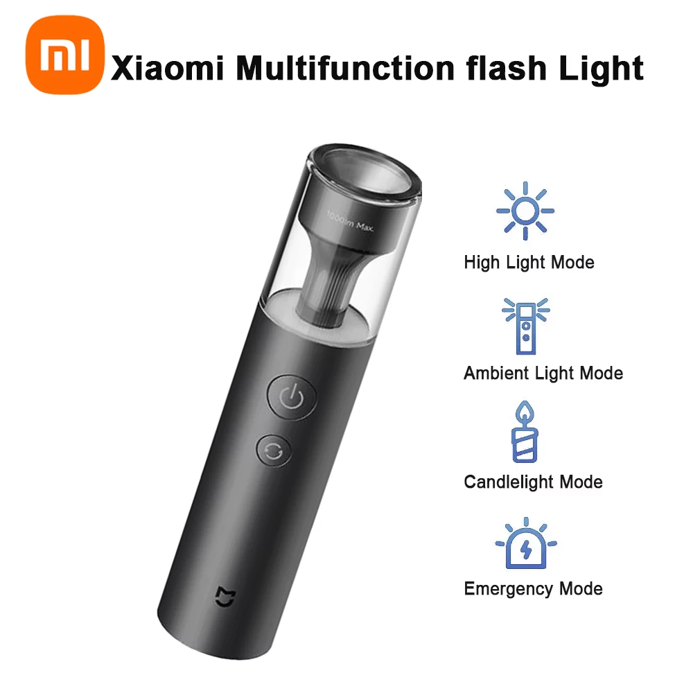 

Многофункциональная вспышка Xiaomi, аккумуляторная батарея, 3100 мАч, IP65, водонепроницаемая, 1000 лм, портативное наружное аварийное освещение