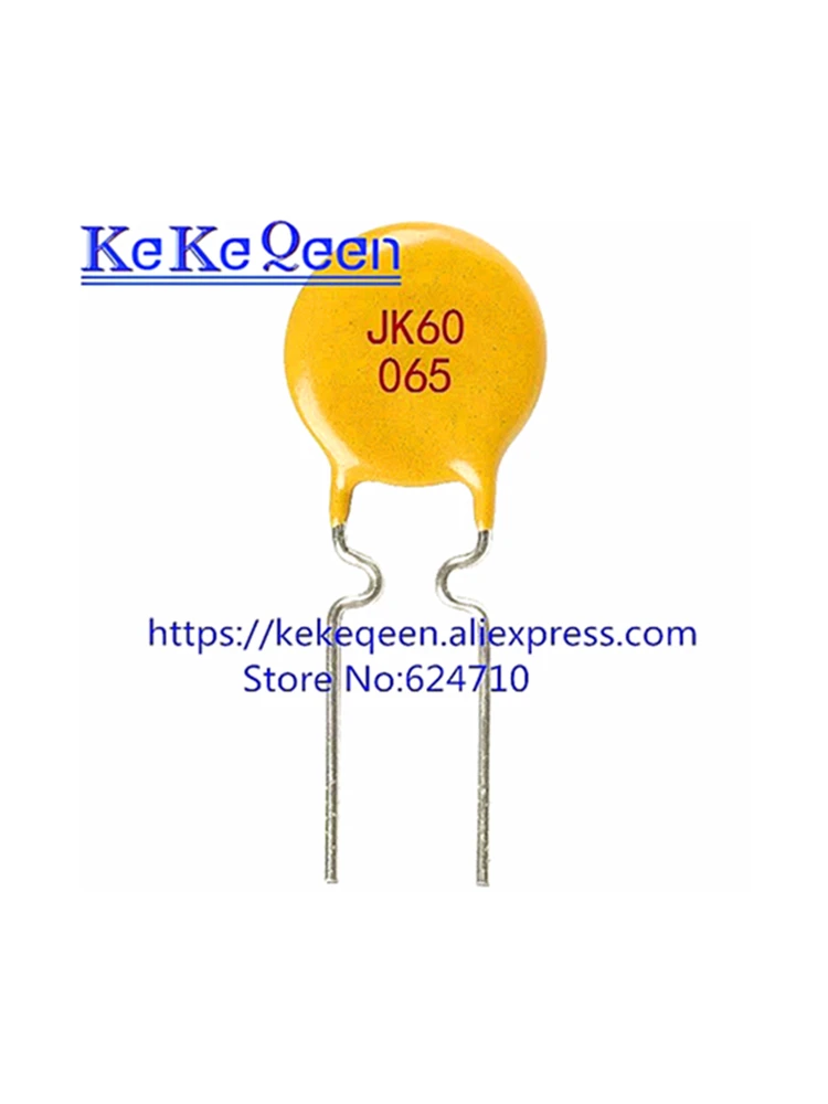 50Pcs/Lot Self Recovery Fuse JK60-065 60V 650mA 0.65A PPTC Original Authentic