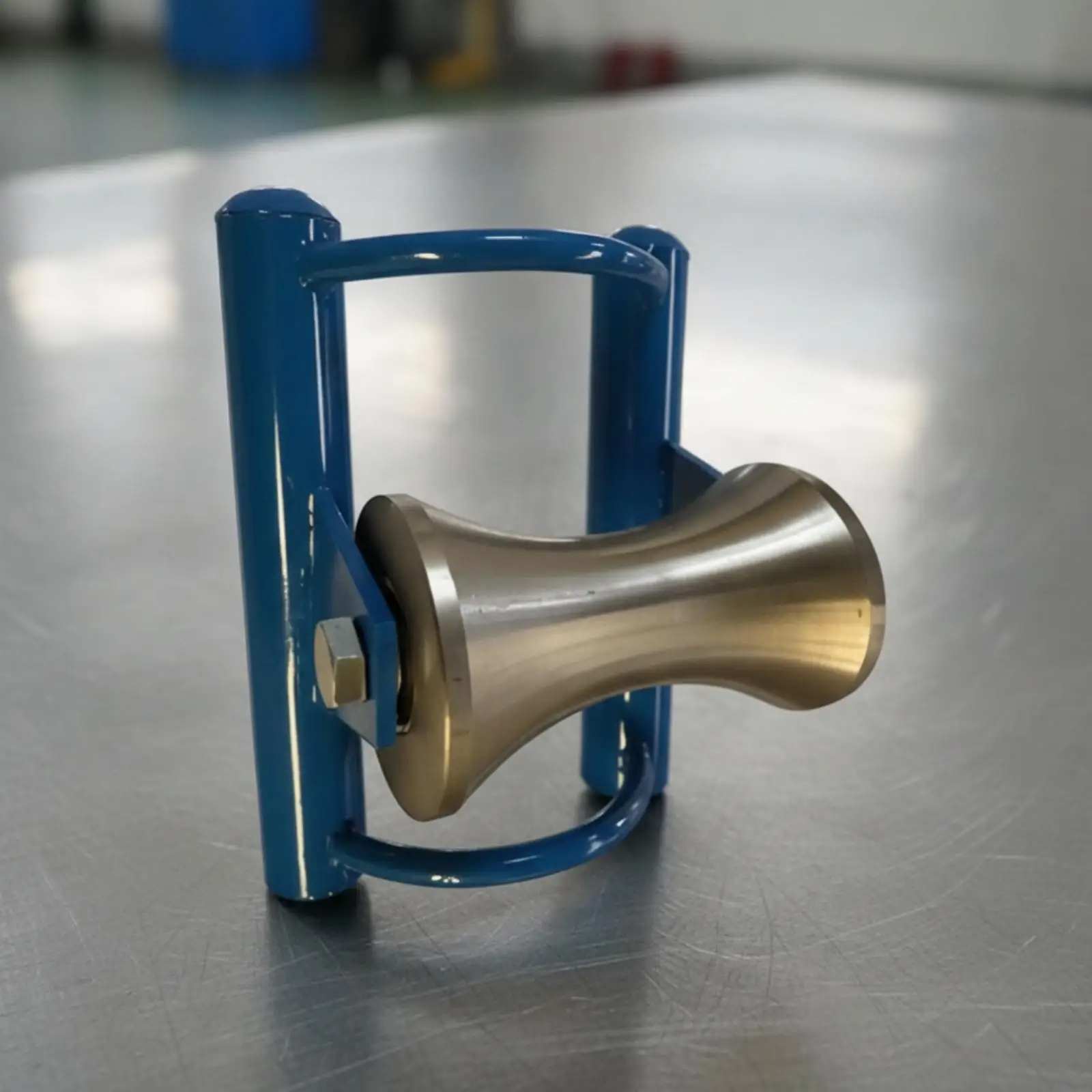 Durable Cable Guide Pulley Wheel Nylon Roller Steel Frame for Electrical Installation Use