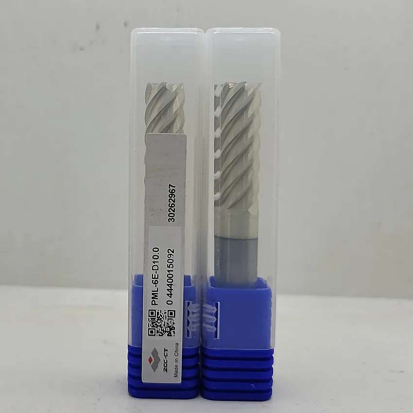 

PML-6E-D6.0/PML-6E-D8.0/PML-6E-D10.0/PML-6E-D12.0/PML-6E-D16.0/PML-6E-D20.0 ZCC.CT PML-6E CNC 6-edge Flat end mills 6T End Mills