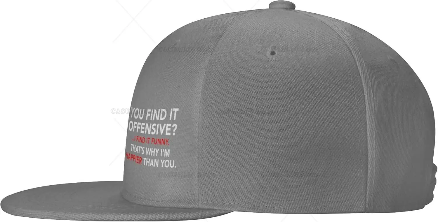 You Find It Offensive Flat Baseball Unisex Hat Brim Hat Trucker Hat Sports Caps Outdoor Golf Running One Size