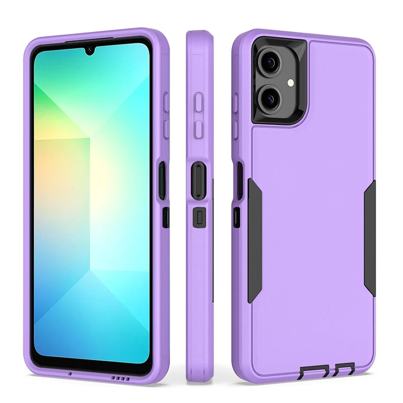 For Samsung Galaxy A06 Case Galaxy A 06 SM-A065F SM-A065M Shockproof Matte Phone Bumper Hybrid Cover GalaxyA06 Samsung A06 Cases