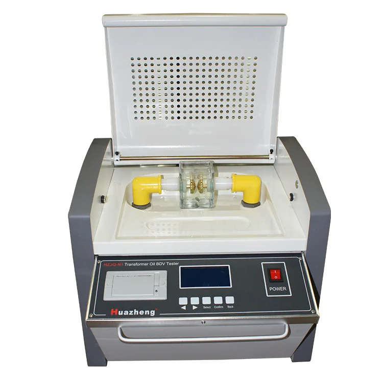 Huazheng Manufacturer oil tester  100kv  Portable Insulation oil bdv tester 80kv  dielectric strength tester