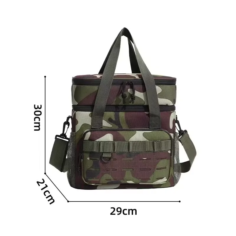 Tactical Thermal Cooler Bag picnic cooler box camping lunch bag Outdoor Heavy Duty Lunch Boxs cooler backpack camping storage