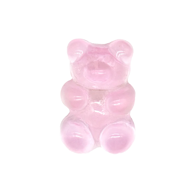 1-10pcs Acrylic Colourful Bears Shoe Charms for Women Girls Pink Bear Shoe Decorations Pins Sandal Accessories Clog Buckles Gift