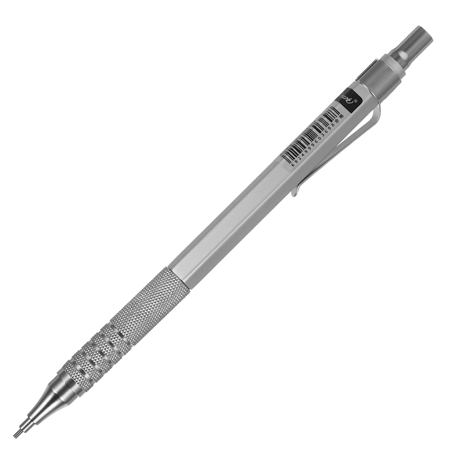 

07mm Mechanical Pencil Automatic Pencils Refill Leads for Writing Drawing Drafting(Silver)