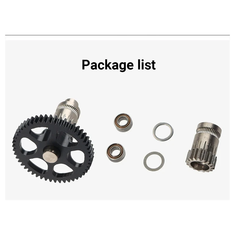 CNC Pom Hardened Steel Higher Precision 1-Piece Gear Kit For VORON 0.2 2.4 Trident CW1 CW2 Spare Parts Parts