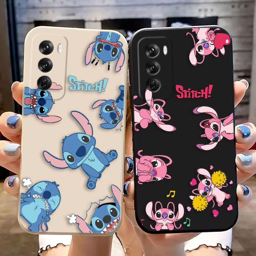 Naughty Koala Stitch Angel Cover Phone Case For OPPO RENO 10 8 8T 7 7Z 6 6Z 8Z5 5F 4 4F 3 2F 2Z A5 A7 LITE Color Case Funda Capa